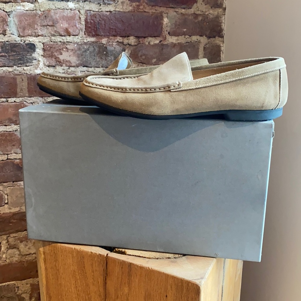 Prada Suede Loafers | Tan Suede | 10 US | 9 UK